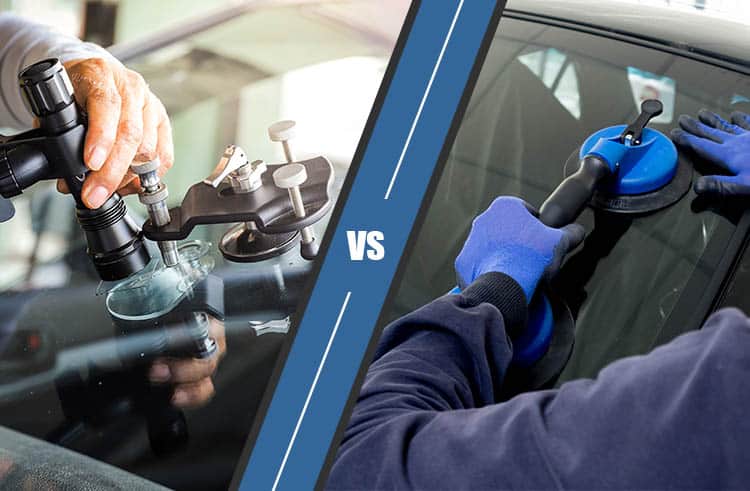 auto glass repair vs auto glass replacement hamilton